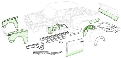 bmw 2002 sheet metal parts|restoration design BMW parts.